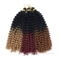 Kinky Curly Hair Water Wave Crochet Twist Hair High Quality Synthetic Afro  Rsa Attachment Braiding Hair